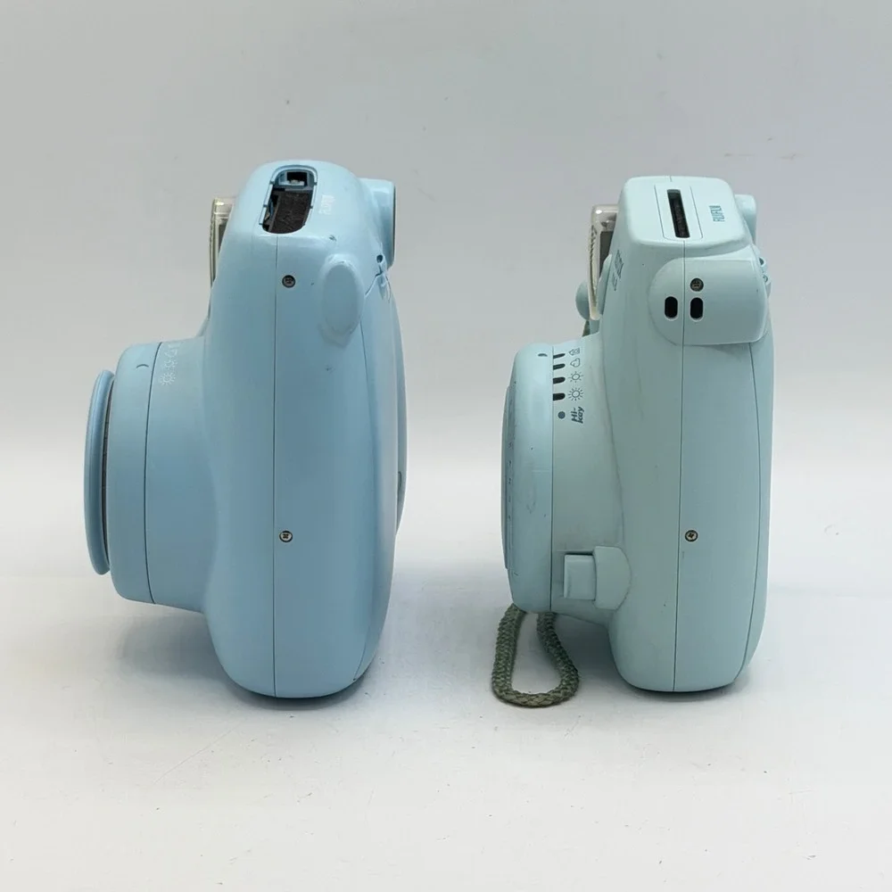 Fujifilm Instax Mini 8 and Mini 7+ Instant Film Camera Bundle Light Blue Case